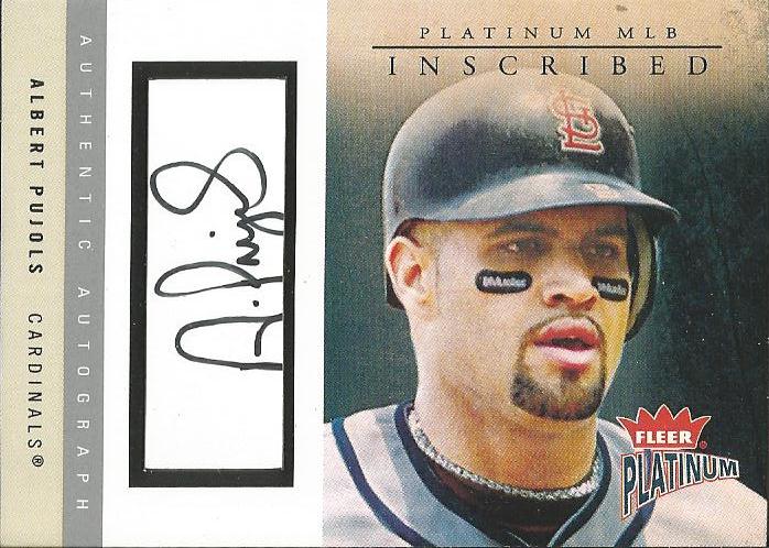 Albert Pujols Auto Fleer